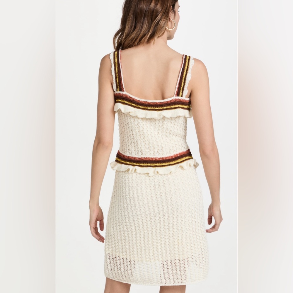 LINE & DOT NWOT small crochet dress. Perfect to transition to fall. - Picture 3 of 9